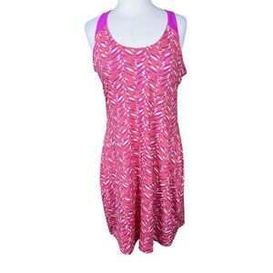 Columbia Prima Aqua Omni-Wick Active Fit Racerback Knit Jersey Dress LG UPF 50